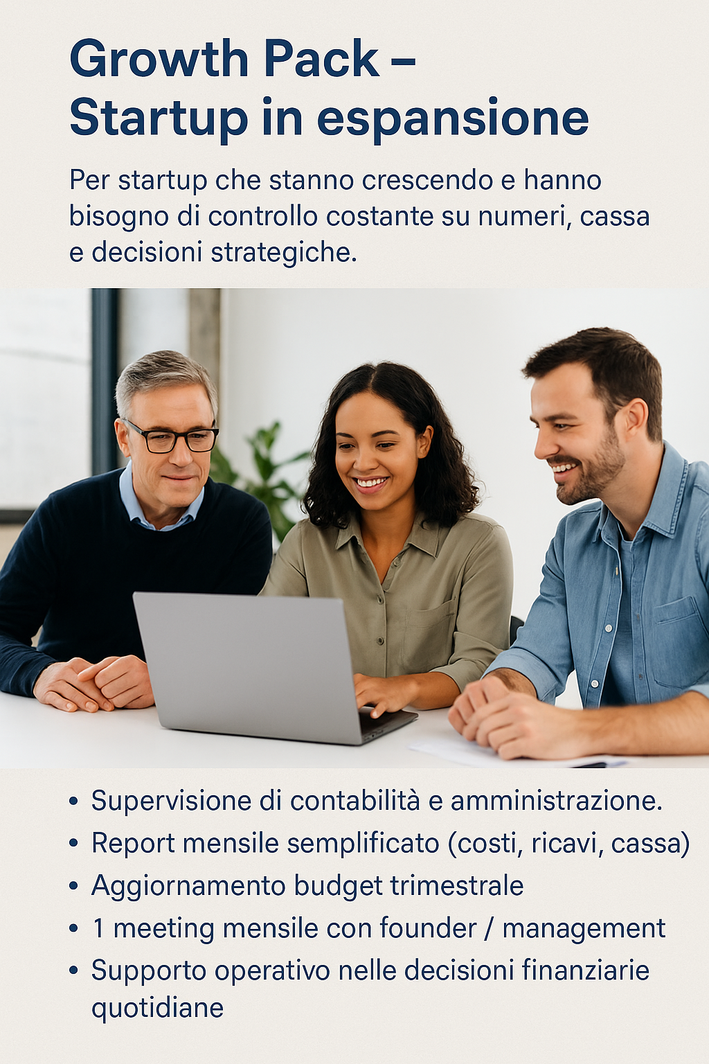 Growth Pack – Startup in espansione